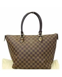 Louis Vuitton Brown Saleya Mm Damier Ebene Shoulder Bag