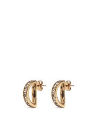 Lulu Frost | Metallic 'veratrum' Crystal Pavé Arch Stud Earrings | Lyst