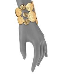 Nest | Metallic Medallion Openwork Cuff Bracelet | Lyst