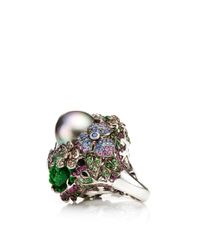 Wendy Yue | Green Grey Rose Ring | Lyst