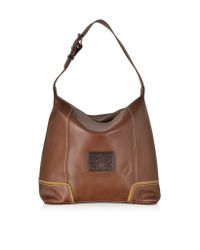 La Martina - Brown Mirada Cognac Leather Hobo Bag - Lyst