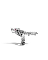 John Hardy | White Legends Naga Dragon Wrap Ring | Lyst