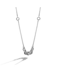 John Hardy | Metallic Sautoir Necklace With Link Stations | Lyst