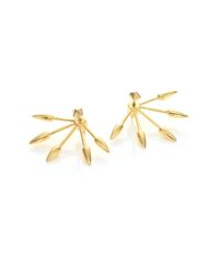 Pamela Love | Metallic Five-spike Ear Jacket & Stud Earrings Set | Lyst
