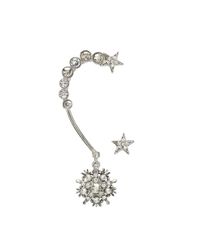 Oscar de la Renta | Metallic Swarovski Crystal Pavé Star Ear Cuff | Lyst