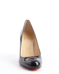 Christian louboutin Black Patent Leather Simple Pump 85 Pumps in ...  