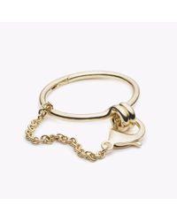 Eddie Borgo - Metallic New Safety Chain Cuff Gold - Lyst