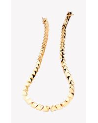 Eddie Borgo - Metallic Pyramid Necklace - Lyst