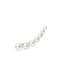 Anita Ko - Metallic Floating Pearl Earring - Lyst