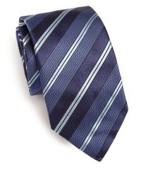 Eton of Sweden | Blue Textured Striped Tie for Men | Lyst