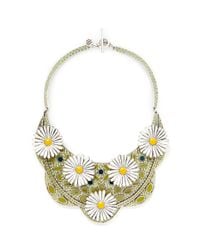 Philippe Audibert | Multicolor 'margueritte' Enamel Daisy Bib Necklace | Lyst