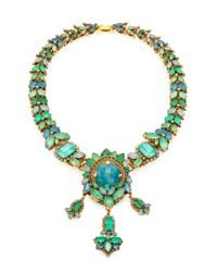Aerin Erickson Beamon | Green Jewel Necklace | Lyst