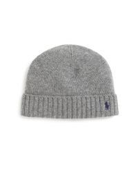 Polo Ralph Lauren | Gray Lightweight Cashmere & Wool Hat for Men | Lyst
