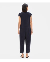 Eileen Fisher Multicolor Jersey Wide-leg Jumpsuit