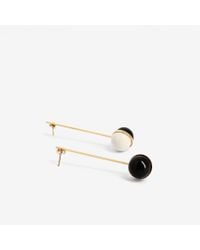 Andres Gallardo | White Little Balloon Earrings | Lyst