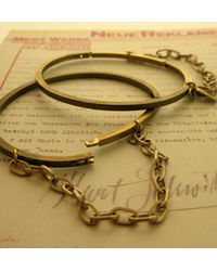 Erica Weiner - Metallic Safety Chain Bracelets (pair) - Lyst