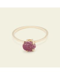 Erica Weiner - Red Raw Ruby Ring - Lyst