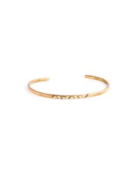 Winifred Grace | Metallic Bronze Triangle Skinny Cuff | Lyst