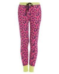 Markus Lupfer | Pink Bananas Print Knit Joggers | Lyst