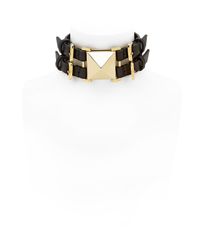 Giuseppe Zanotti | Metallic Stud and Buckles Choker | Lyst