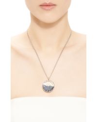 Renee Lewis | Blue Sapphire & Gold "Shake" Pendant Necklace | Lyst