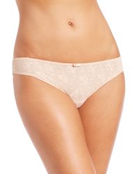Wolford | Pink Lilie Lace Bikini Brief | Lyst