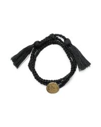 Club Monaco | Black Coin Bracelet | Lyst