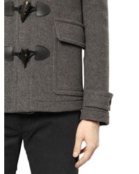 Burberry Brit | Gray Wool Duffle Coat | Lyst