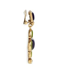 Oscar de la Renta | Multicolor Mosaico Earrings | Lyst
