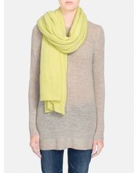 White + Warren | Yellow Cashmere Travel Wrap | Lyst