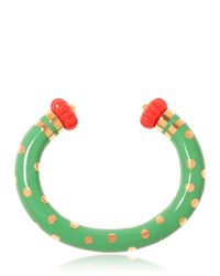 Aurelie Bidermann | Green Positano Bangle Bracelet | Lyst