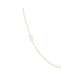 J.Crew | Metallic Maya Brenner 14k Gold Asymmetrical Letter Necklace | Lyst