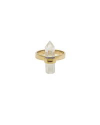 Rebecca Taylor - Metallic Krystal Knight Single Mini Thin Ring - Lyst