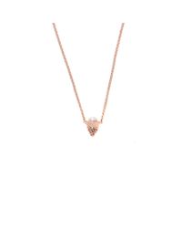 Eddie Borgo | White Pearl And Pavã© Cone Pendant Necklace | Lyst