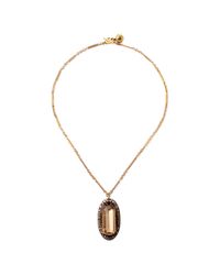 Lulu Frost | Metallic Vintage One-Point Necklace #5 | Lyst