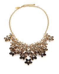 kate spade new york | Metallic Ombre Bouquet Statement Necklace | Lyst