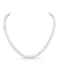 Anne Sisteron - White Small Round Pearl Choker Necklace - Lyst