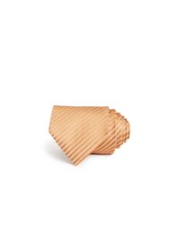 Armani | Yellow Stripe Jacquard Silk Classic Tie for Men | Lyst