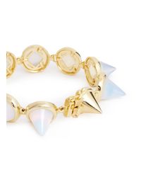 Eddie Borgo | Metallic Opal Glass Cone Bracelet | Lyst