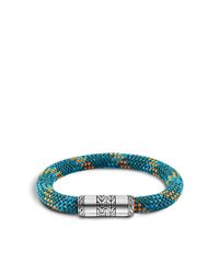 John Hardy | Blue Classic Chain Station Bracelet for Men | Lyst