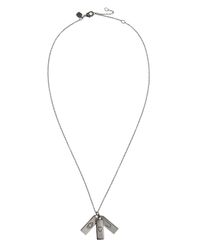 Rebecca Minkoff | Metallic Eye Heart You Necklace | Lyst