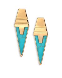 Eddie Borgo | Blue Inlaid Drop Earrings | Lyst