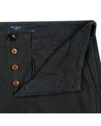 Paul Smith | Men's Dark Green Cotton And Wool-blend Brushed-twill Trousers for Men | Lyst