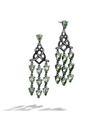 John Hardy | Metallic Chandelier With Black Ruthenium Earrings | Lyst
