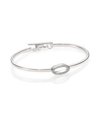 Ippolita | Metallic Stella Diamond & Sterling Silver Oval Toglette Bracelet | Lyst