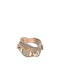 Balenciaga | Brown Holiday Collection Classic Metallic Edge Bracelet | Lyst