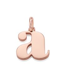 Monica Vinader | Pink Alphabet Pendant A | Lyst