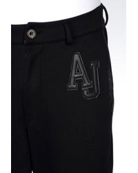 Armani Jeans | Black Sport Pant for Men | Lyst