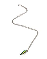 Bibi Van Der Velden | Green Scarab Pendant | Lyst