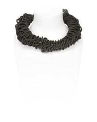 Alienina | Black Odyssee Rubber Necklace | Lyst